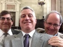 Lenny Isaac, client Andrew Riley & Jim Nugent.